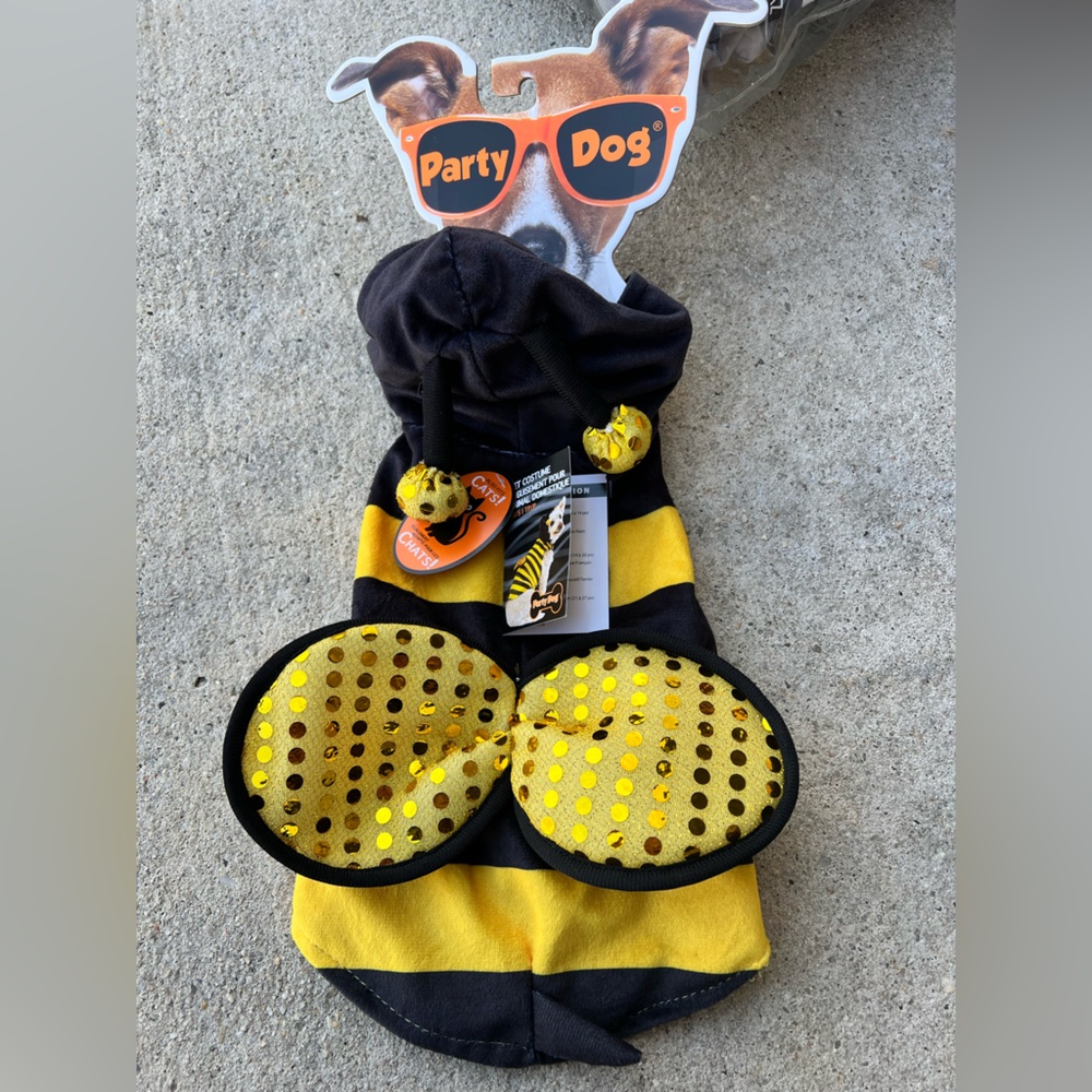 Bumblebee Costume for Kids - Black and Yellow